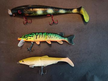 Groot kunstaas Big Shad, Westin, Savage G. zie beschrijving beschikbaar voor biedingen