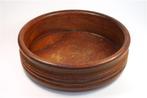 Vintage houten schaal, Huis en Inrichting, Schaal, Rond, Ophalen of Verzenden, Zo goed als nieuw
