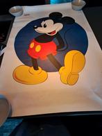 Vintage Mickey Mouse Poster 1978, Ophalen of Verzenden, Mickey Mouse, Gebruikt, Plaatje of Poster