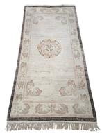 Handgeknoopt oosters oriental tapijt Nepal orient 90x177cm, Crème, Zo goed als nieuw, 150 tot 200 cm, Rechthoekig