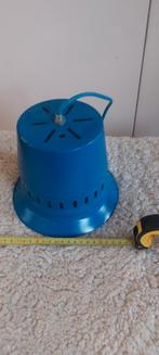 Stoer metalen hanglampje, Huis en Inrichting, Lampen | Hanglampen, Ophalen, Gebruikt, Metaal, Minder dan 50 cm