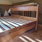 IKEA Tresund Bedframe Massief Hout Natuurlijke Kleur, Ophalen, Gebruikt, Tweepersoons, 140 cm