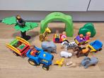 Playmobil 123 dierentuin met tractor en dieren, Ophalen of Verzenden, Gebruikt