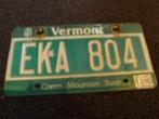 Kentekenplaat licenseplate Vermont no. 4 USA, Verzenden, Gebruikt, Auto's