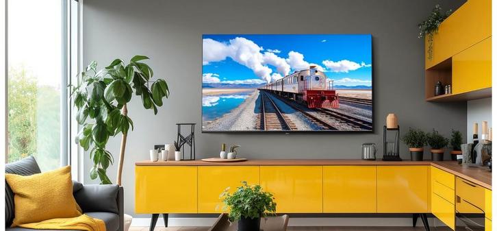 85 inch Google Smart TV Qled - minder dan 1 jaar oud, Audio, Tv en Foto, Televisies, Zo goed als nieuw, 100 cm of meer, Overige merken