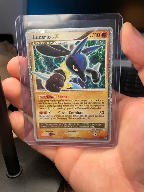 Lucario Lv.X – DP12 Promo – Holo, Hobby en Vrije tijd, Verzamelkaartspellen | Pokémon, Gebruikt, Losse kaart, Foil, Ophalen of Verzenden