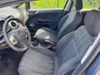 Opel Corsa 1.4-16V Enjoy Airco 5 Deurs, Gebruikt, Zwart, 4 cilinders, Origineel Nederlands
