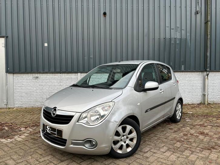 Opel Agila 1.0 12V 2010 Grijs AIRCO|APK, Auto's, Opel, Bedrijf, Agila, Airbags, Airconditioning, Elektrische buitenspiegels, Elektrische ramen