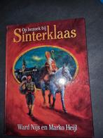 Op bezoek bij Sinterklaas - Zwarte Piet boek hardcover, Diversen, Ophalen of Verzenden, Zo goed als nieuw