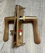 Deurklink voor toilet / badkamer mat goud, Ophalen of Verzenden, Zo goed als nieuw, Toilet