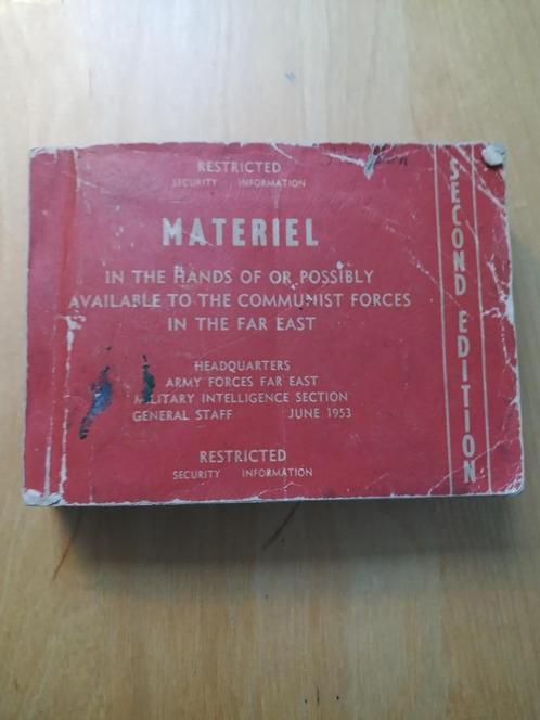 Korea oorlog - Chineese & Noord Koreaanse Materialen gids, Verzamelen, Militaria | Algemeen, Landmacht, Boek of Tijdschrift, Amerika