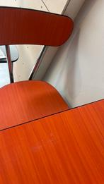 Formica tafel + 2 stoelen, Huis en Inrichting, Ophalen, Gebruikt, Rechthoekig, 50 tot 100 cm