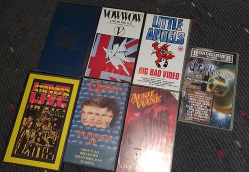 Diverse Rock en Metal Videobanden - 2x Queen April Wine VHS, Cd's en Dvd's, VHS | Documentaire, Tv en Muziek, Gebruikt, Muziek en Concerten