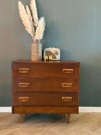 Vintage ladekast – midcentury – teak – jaren ’60, Ophalen, Vintage retro midcentury artdeco deens scandinavisch 60's, ..., 50 tot 100 cm