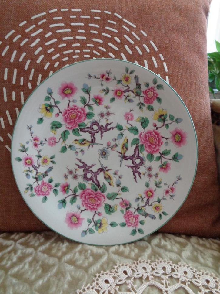 Vintage Bord Vogels Old Foley Chinese Rose ** Mimosa **, Antiek en Kunst, Antiek | Servies los, Ophalen of Verzenden