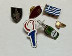 Emaille reklame pins, Ophalen of Verzenden, Gebruikt, Overige onderwerpen, Speldje of Pin