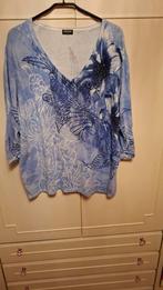 Mooie  bling blauwe top van Gerry Weber 44, Ophalen of Verzenden, Gedragen, Blauw, Shirt of Top