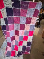 Bont gehaakt bedsprei, Crème, 150 tot 200 cm, Vintage, Ophalen of Verzenden