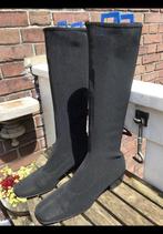 Laarzen, stretch schacht, Mt 39, leren zool, elastiek, zwart, Kleding | Dames, Schoenen, Ophalen of Verzenden, Zo goed als nieuw