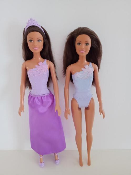2 x Barbie Prinses TERESA DMM08, Kinderen en Baby's, Speelgoed | Poppen, Gebruikt, Barbie, Ophalen of Verzenden