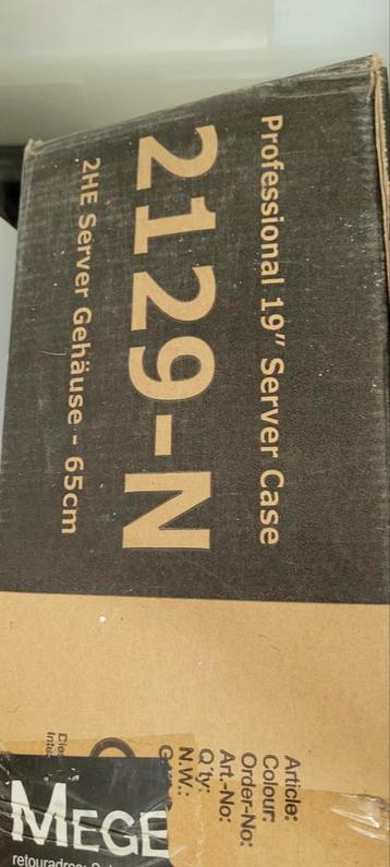 2HE 19" Server Behuizing - Nieuw beschikbaar voor biedingen