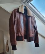 Skira Vintage Leren Jas Maat L., Maat 38/40 (M), Bruin, Ophalen of Verzenden, Skira