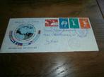 fdc nederlandse antillen e  E3_1M – 6 augustus 1957, Verzenden, Gestempeld