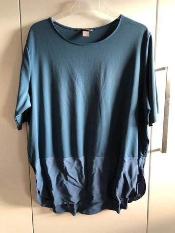 H&M lange tuniek / t-shirt loose fit / blauw maat XL beschikbaar voor biedingen