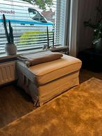 IKEA Ektorp 3-zitsbank met hocker, Huis en Inrichting, Ophalen, 125 cm of meer, Zo goed als nieuw, Stof