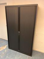 Zwarte archiefkast met Slot, Huis en Inrichting, Kasten | Roldeurkasten en Archiefkasten, Ophalen, Gebruikt, 100 tot 150 cm, Meerdere deuren