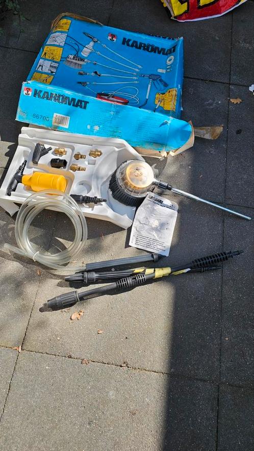 Karömat universal washkit nieuw, Tuin en Terras, Hogedrukreinigers, Zo goed als nieuw, Elektrisch, Ophalen of Verzenden