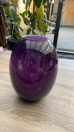 Paarse Glazen Vaas, Overige kleuren, Ophalen of Verzenden, Minder dan 50 cm, Glas
