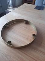 Zusss kaarsenring ring goud kandelaar kaarsenstandaard, Huis en Inrichting, Overige kleuren, Nieuw, Ophalen of Verzenden, Metaal
