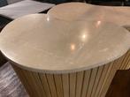 Beige Marmeren Bijzettafel Set Japandi Stijl, Ophalen, Nieuw, Overige vormen, Overige materialen
