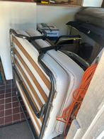Opklapbed, Huis en Inrichting, Slaapkamer | Bedden, Gebruikt, Eenpersoons, 80 cm, Crème