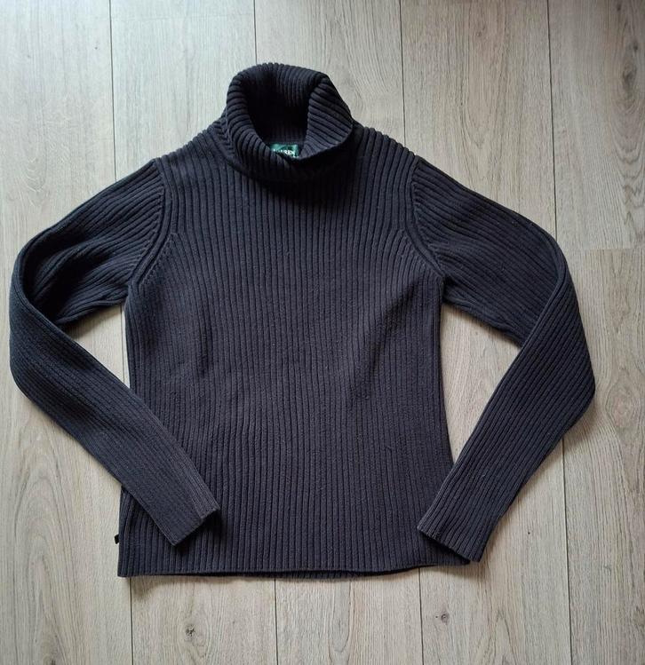 Lauren Ralph Lauren coltrui zwart maat S, Kleding | Dames, Truien en Vesten, Gedragen, Maat 36 (S), Zwart, Ophalen of Verzenden