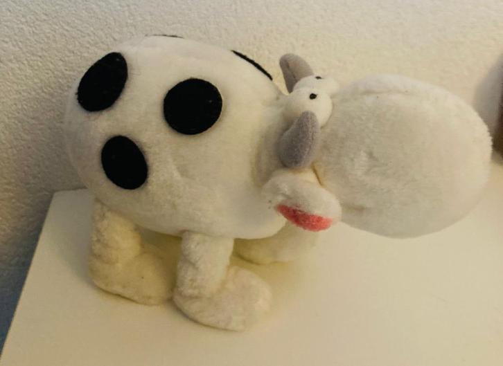 koe-knuffel pluche Mordillo Crazy Zoo, Kinderen en Baby's, Speelgoed | Knuffels en Pluche, Zo goed als nieuw, Koe, Ophalen of Verzenden