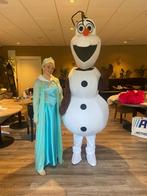Olaf + Elsa Frozen mascotte / kostuum, Ophalen, Zo goed als nieuw, 170 of groter, Jongen of Meisje