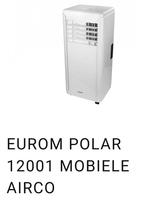 Mobiele airco Eurom Polar 12001, Witgoed en Apparatuur, Airco's, Afstandsbediening, Zo goed als nieuw, 3 snelheden of meer, Ophalen