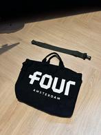 Four Amsterdam Tas met Legergroene Band, Ophalen of Verzenden, Zo goed als nieuw, Zwart, Handtas