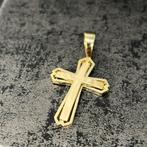 14k gouden kruis hanger kettinghanger jezus, Ophalen of Verzenden, Nieuw, Goud