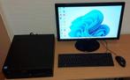PC HP  SFF,  Intel  i3 - 3.3 GHZ + 22 '' Ful HD Monitor, Computers en Software, Desktop Pc's, Ophalen, Hp, Gebruikt, Met monitor