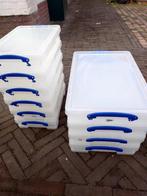 opbergbakken 6x A4 5 ltr + 4 x A3 10 ltr, Doe-het-zelf en Verbouw, Kratten en Dozen, Ophalen, Minder dan 50 cm, Zo goed als nieuw