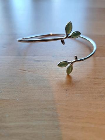 Zilveren Armband 925 - Blad Design beschikbaar voor biedingen