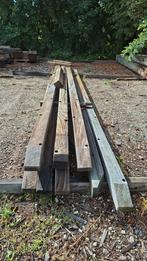 azobe balken/palen/liggers 15x15 en 20x20 voor 25 euro m1, Tuin en Terras, Palen, Balken en Planken, Ophalen of Verzenden, Gebruikt