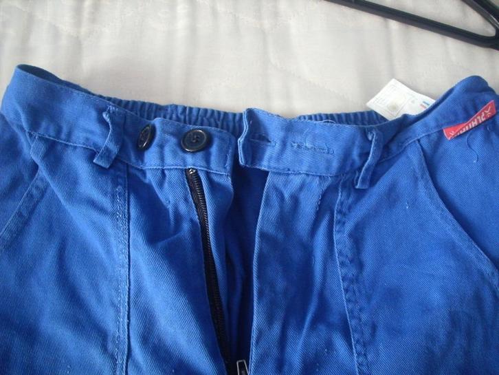 Blauwe werkbroek maat 50, Tuin en Terras, Werkkleding, Zo goed als nieuw, Broek, Ophalen of Verzenden
