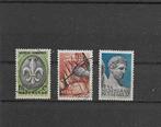 Nederland 1937, NVPH 293 t/m 295, Gestempeld., Verzenden, T/m 1940, Gestempeld
