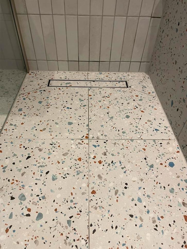 Terazzo tegels 60x60, Doe-het-zelf en Verbouw, Tegels, Nieuw, Vloertegels, Keramiek, 60 cm of meer, Minder dan 5 m², Ophalen