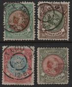 45 - 48 gebruikt ( Wilhelmina hangend haar Cat. € 800,- !! ), Postzegels en Munten, Postzegels | Nederland, Verzenden, T/m 1940