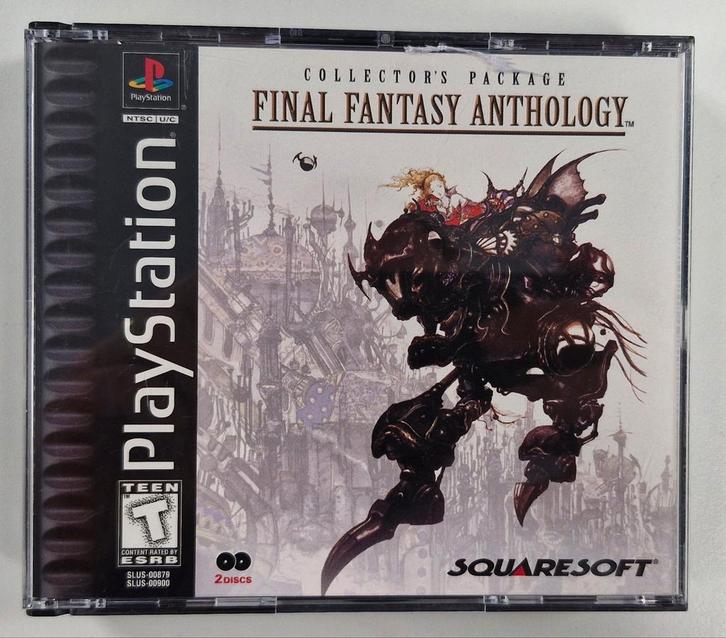 Final Fantasy Anthology - PlayStation, Spelcomputers en Games, Games | Sony PlayStation 1, Gebruikt, Role Playing Game (Rpg), 1 speler